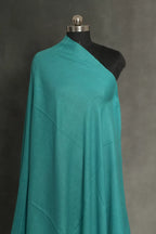 baraqah handmade pure pashmina ocean blue color shawl for women 