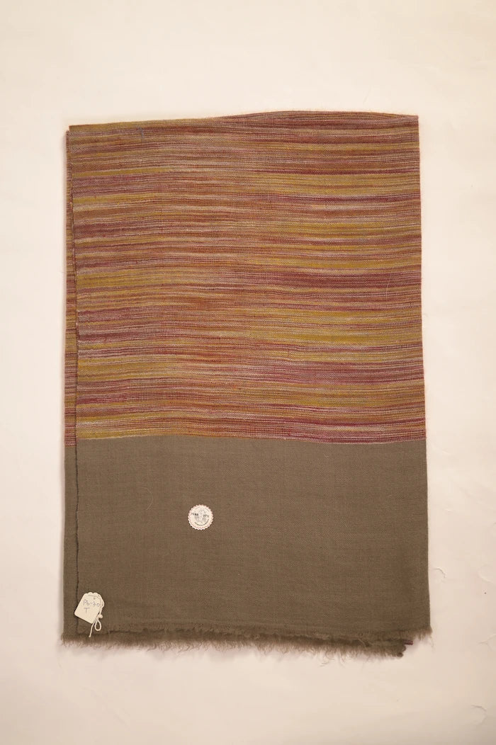 baraqah pure handmade blue  pashmina shawl 