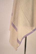 baraqah pure handmade blue  pashmina shawl 