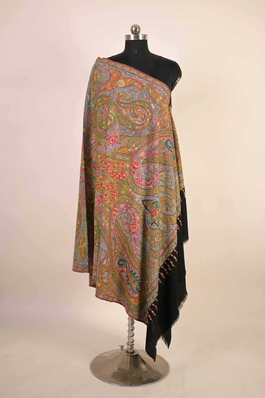 baraqah pure handmade pashmina shawl for women