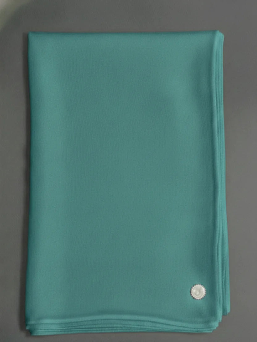 baraqah sea blue color ladies pure pashmina 