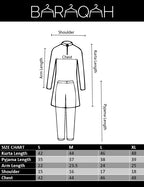 baraqah men kurta pajama size chart 