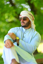 baraqah men white color summer kurta pajama 