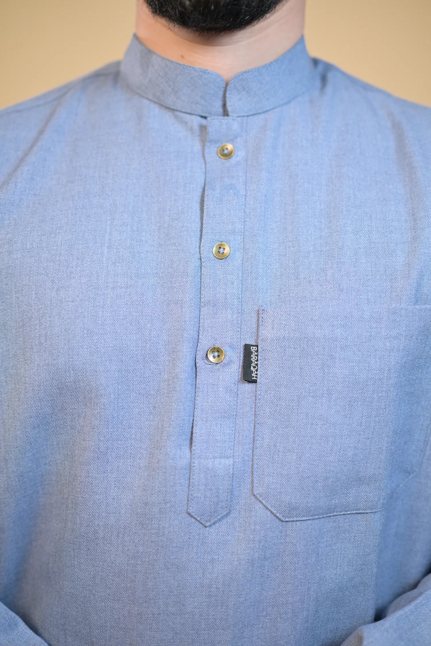 Space Grey Winter Kurta Pajama