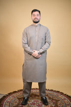 Light Brown Winter Kurta Pajama