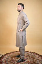 Light Brown Winter Kurta Pajama
