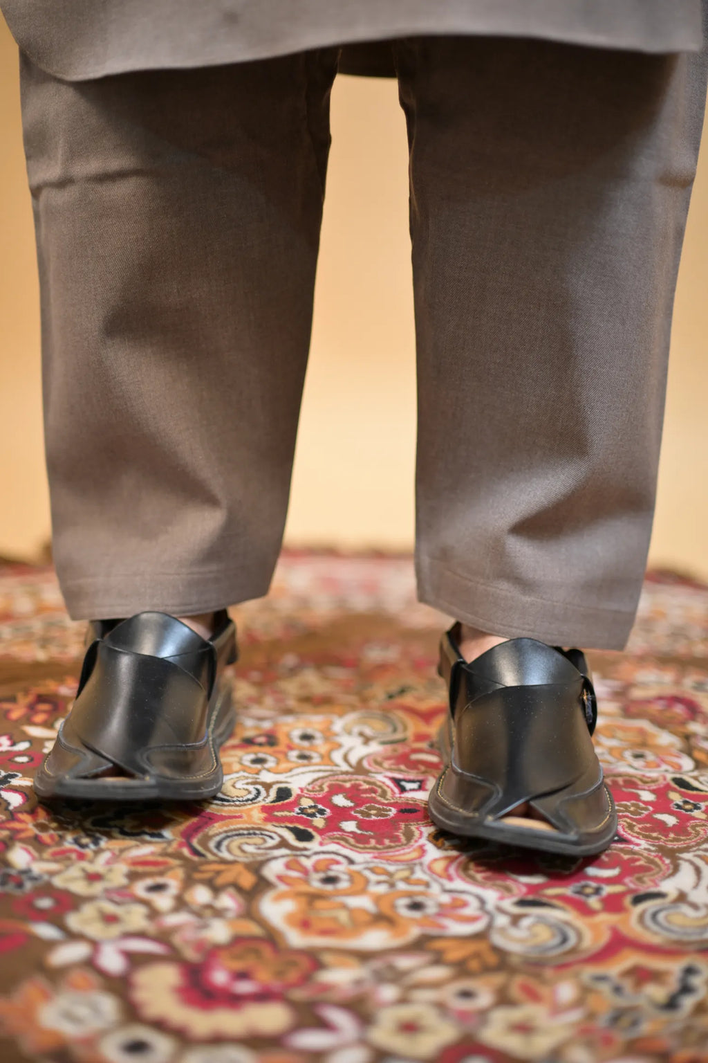 Light Brown Winter Kurta Pajama