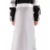 white and black jubba by baraqah for kids and boys