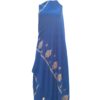 blue gi certified cashmere pashmina shawl with embroidery 