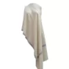 white pashmina modest wear hijab with embroidery 