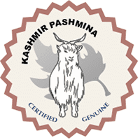 GI stamp used on pashmina shawl