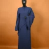 blue modest dress