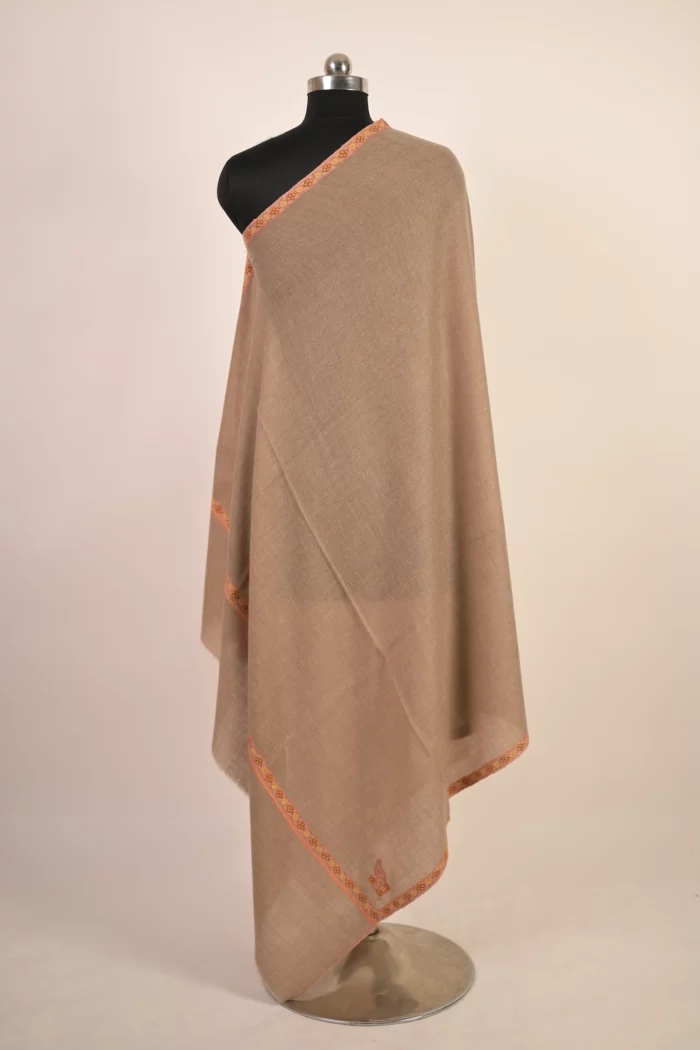 pashmina shawl with natural dye