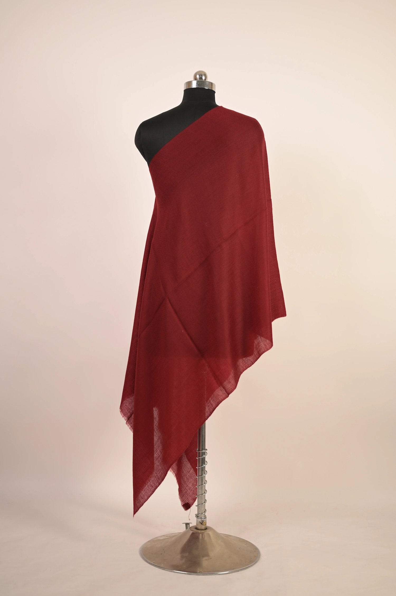 red pashmina scarf