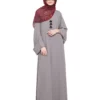 grey abaya