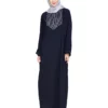 black modest abaya