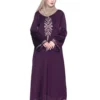 purple premium abaya