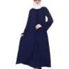 blue elegant abaya