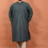 Refined men's pheran in Kashmiri woolen tweed