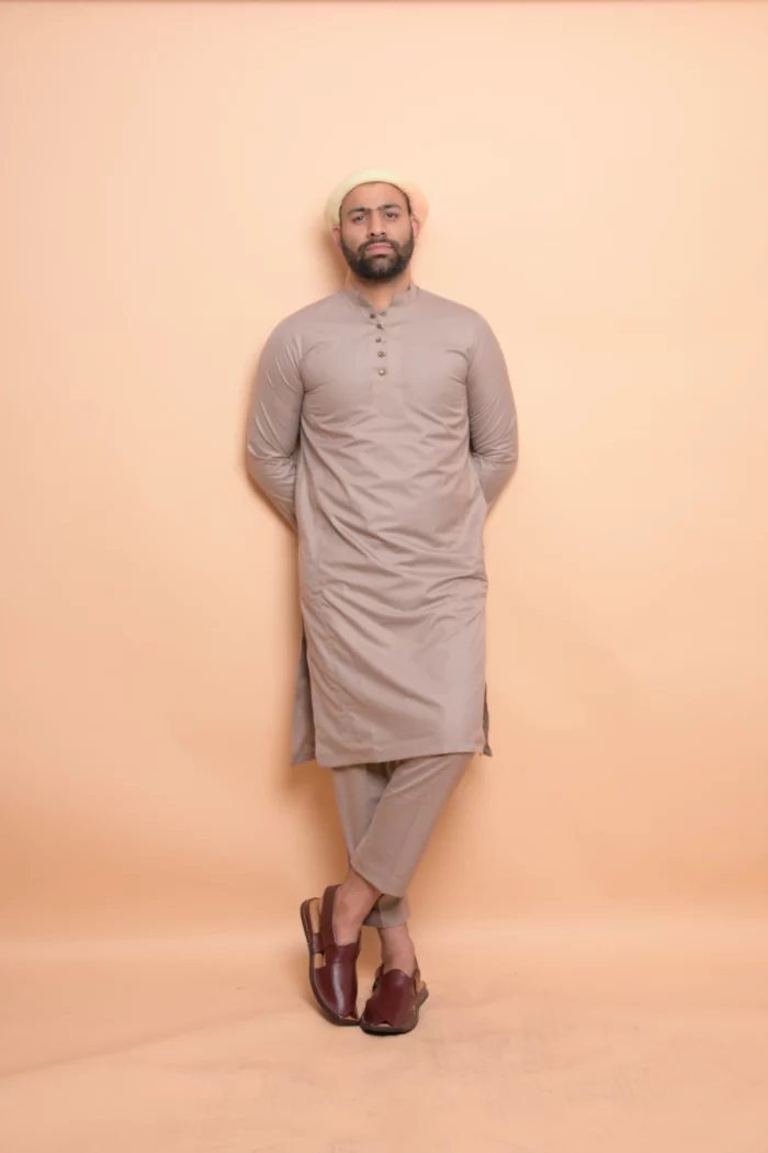 brown kurta pajama for gents